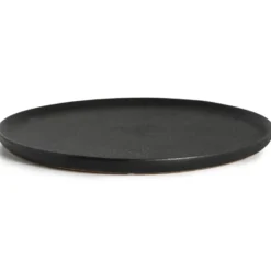 Raw Black lautanen Ø 27 cm, Musta