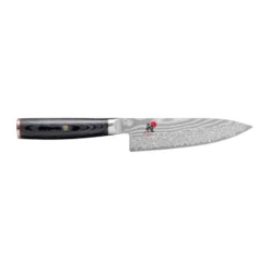 Raw 5000FCD kokkiveitsi gyutoh 16 cm, Damaskus-musta