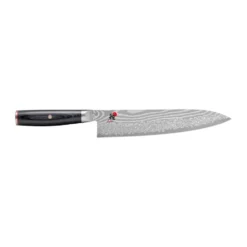 Raw 5000FCD kokkiveitsi gyutoh 24 cm, Damaskus-musta