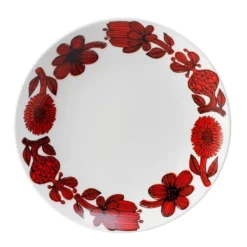 Röd Aster lautanen, Ø 22 cm