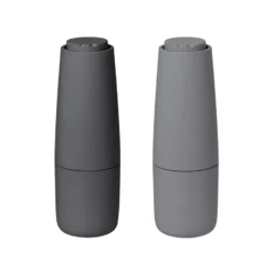 Salpi suola- ja pippurimylly muovi, Sharkskin-magnet (harmaa-harmaa)