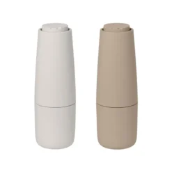 Salpi suola- ja pippurimylly muovi, Nomad-moonbeam (beige-harmaa)