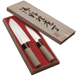 Satake Houcho -veitsisetti petty & santoku, 2 osaa