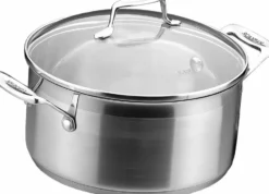 Scanpan Impact kannellinen pata 4,8 L, Ruostumaton teräs