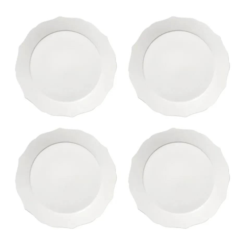 Silhouette lautanen L Ø26 cm 4 kpl, White