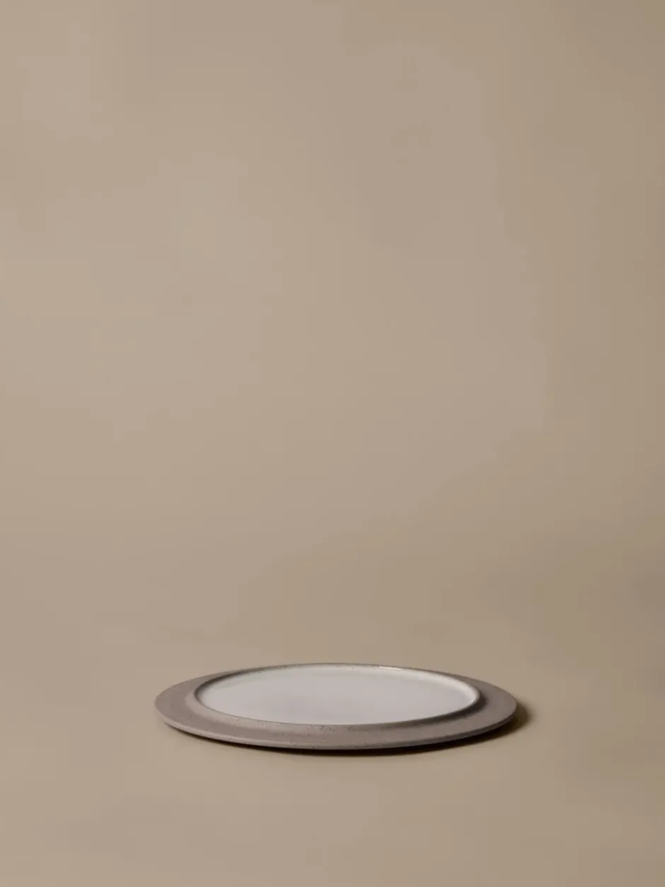 Sonae lautanen 2-pack, Harmaa-valkoinen, Ø25 cm