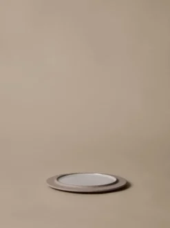 Sonae lautanen 2-pack, Harmaa-valkoinen, Ø22 cm