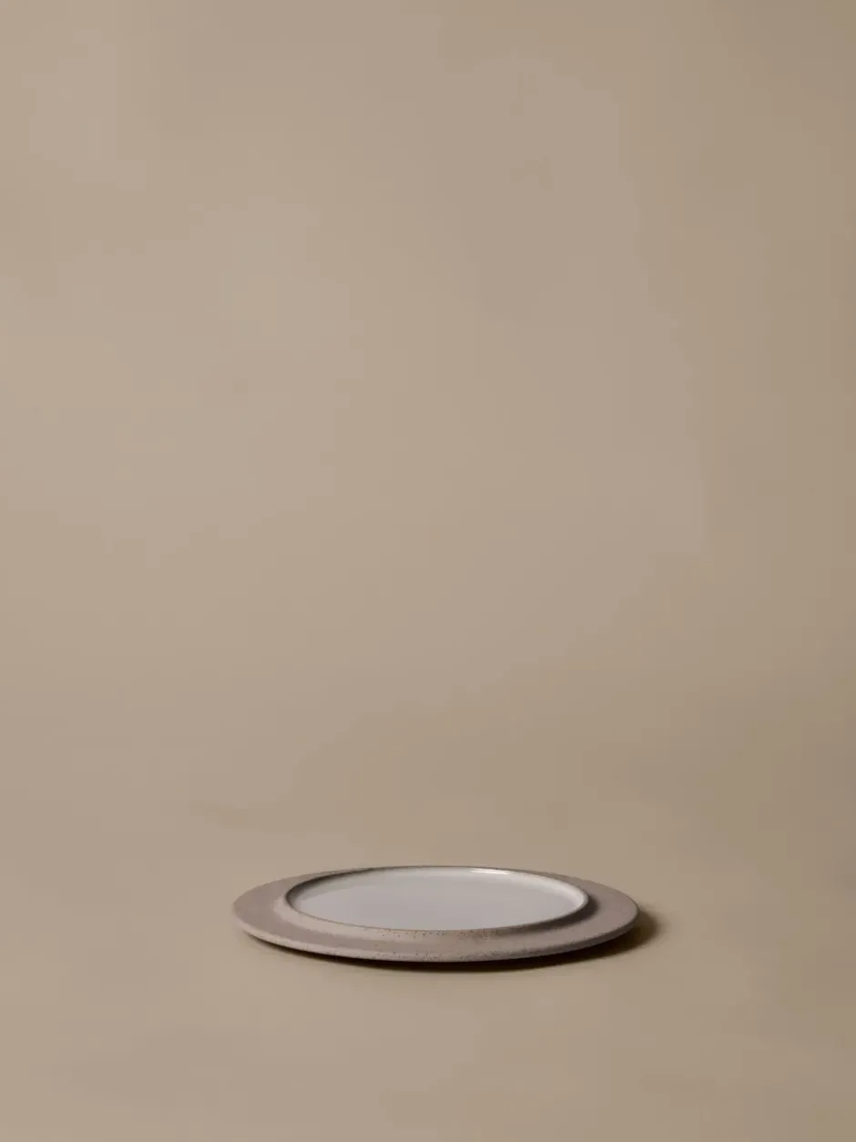 Sonae lautanen 2-pack, Harmaa-valkoinen, Ø22 cm
