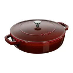 Staub Chistera paistinpannu valurauta Ø28 cm, Grenadiininpunainen