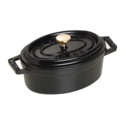 Staub La Cocotte ovaali minipata valurauta 0,25 L, Musta
