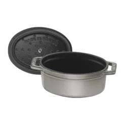 Staub La Cocotte ovaali minipata valurauta 0,25 L, Grafiitinharmaa