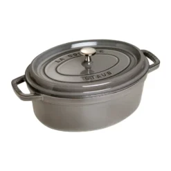 Staub La Cocotte ovaali pata valurauta 5,5 L, Grafiitinharmaa