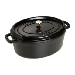 Staub La Cocotte ovaali pata valurauta 6,7 L, Musta