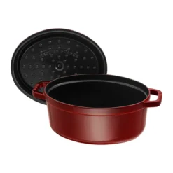 Staub La Cocotte ovaali pata valurauta 6,7 L, Grenadiininpunainen