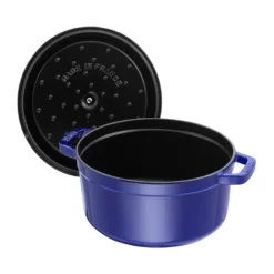 Staub La Cocotte pyöreä pata valurauta 8,4 L, Tummansininen