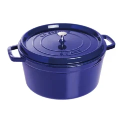 Staub La Cocotte pyöreä pata valurauta 8,4 L, Tummansininen
