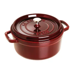 Staub La Cocotte pyöreä pata valurauta 5,2 L, Grenadiininpunainen