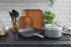 Staub La Cocotte pyöreä pata valurauta 1,7 L, Grafiitinharmaa