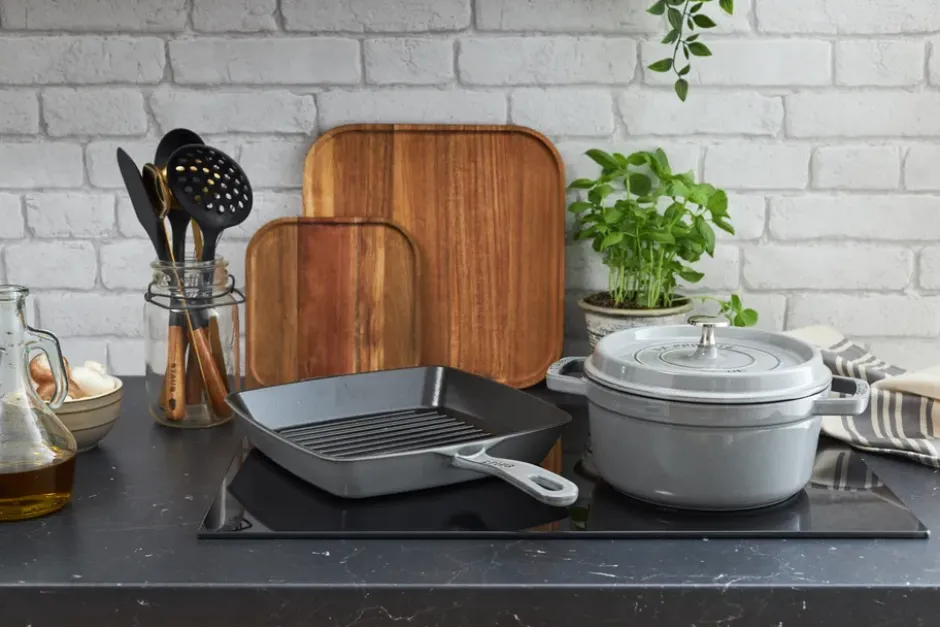 Staub La Cocotte pyöreä pata valurauta 1,7 L, Grafiitinharmaa