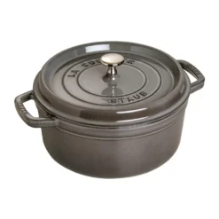 Staub La Cocotte pyöreä pata valurauta 1,7 L, Grafiitinharmaa
