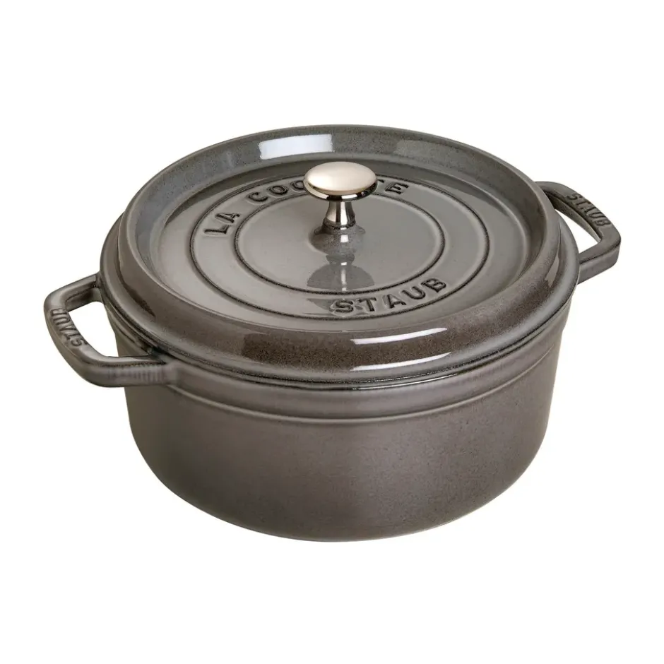 Staub La Cocotte pyöreä pata valurauta 1,7 L, Grafiitinharmaa