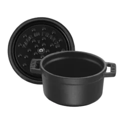 Staub La Cocotte pyöreä pata valurauta 0,4 L, Musta