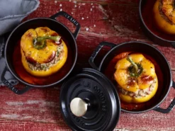 Staub La Cocotte pyöreä pata valurauta 0,4 L, Musta