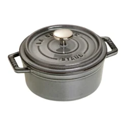 Staub La Cocotte pyöreä pata valurauta 0,4 L, Grafiitinharmaa