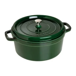 Staub La Cocotte pyöreä pata valurauta 6,7 L, Basilikanvihreä