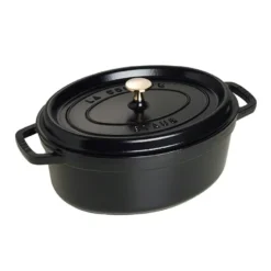 Staub ovaali pata valurautaa, 4,2 l, musta