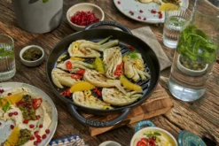Staub Pure grillipannu valurauta pyöreä musta, Ø26 cm