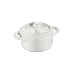 Staub pyöreä minipata, 0,2 l, valkoinen