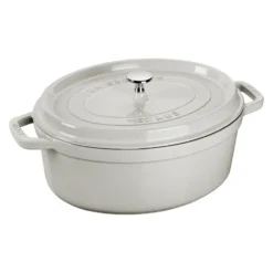 Staub White Truffle -pata, ovaali, 4,2 l