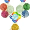 3 st. Glitter Studsbollar 4 cm