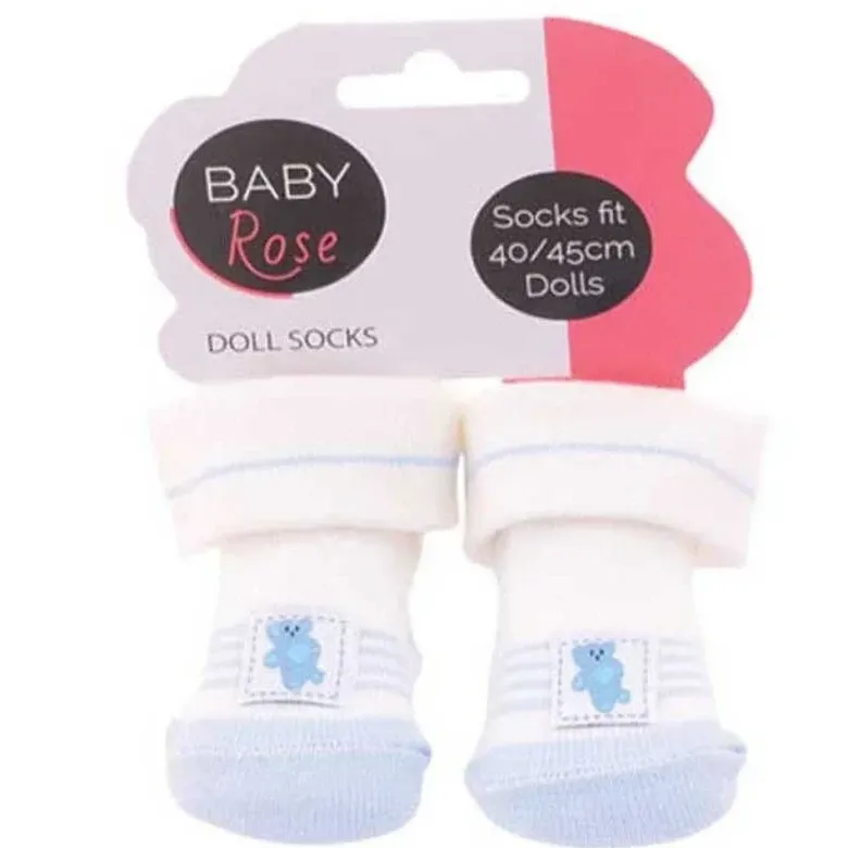 1 st. par sockar till dockor 35-45 cm Baby Rose