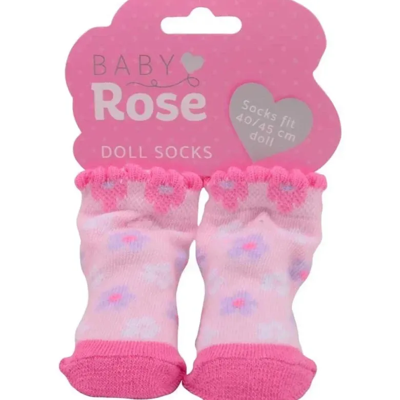 1 st. par sockar till dockor 35-45 cm Baby Rose