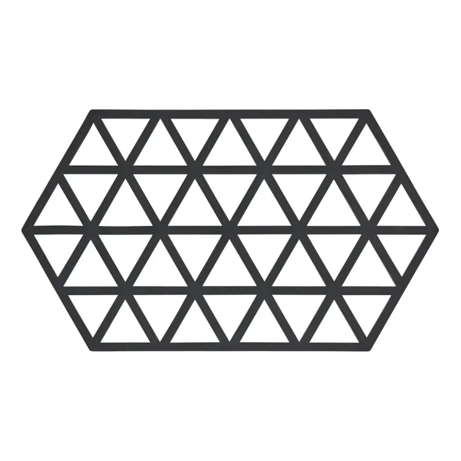 Triangles pannunalunen 14x24 cm, Black