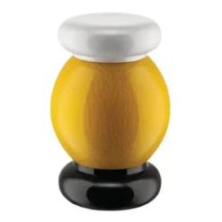 Twergi suola- ja pippurimylly 11 cm, keltainen