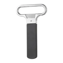 Vale lehtiavaaja korkkiruuvilla 11x6,4x1 cm, Musta–hopea