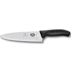 Victorinox kokkiveitsi uritettu 20 cm, Musta