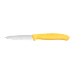 Victorinox Swiss Classic kuorimaveitsi sahalaitainen 8 cm, Keltainen